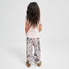 <span class="grassetto"> PANTALONI </span> alla Turca Satin Floreale Cipria Girl